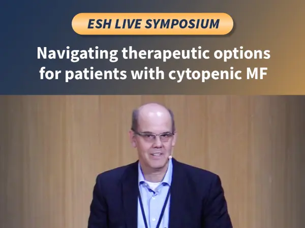 Symposium | Navigating therapeutic options for patients with cytopenic MF